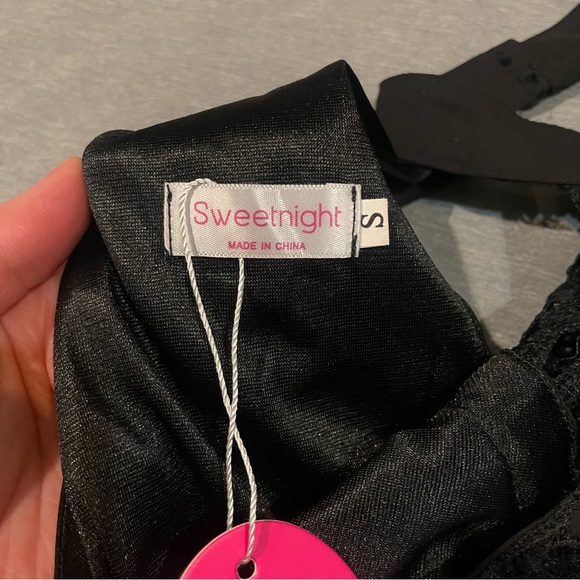 Chic Black Halter Mini Dress - Picture 8 of 11